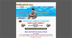 Desktop Screenshot of netemailjob.com